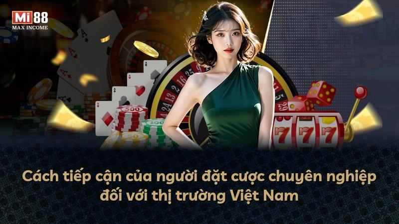 Cách tiếp cận của người đặt cược chuyên nghiệp đối với thị trường Việt Nam