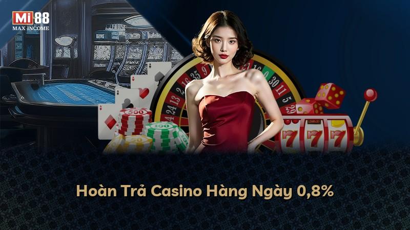 Hoàn Trả Casino Hàng Ngày 0,8%